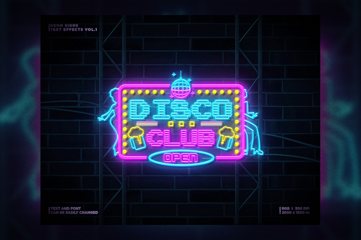 Neon Signs Text Effects Vol.1 Neon Signs Text Effects Vol.1