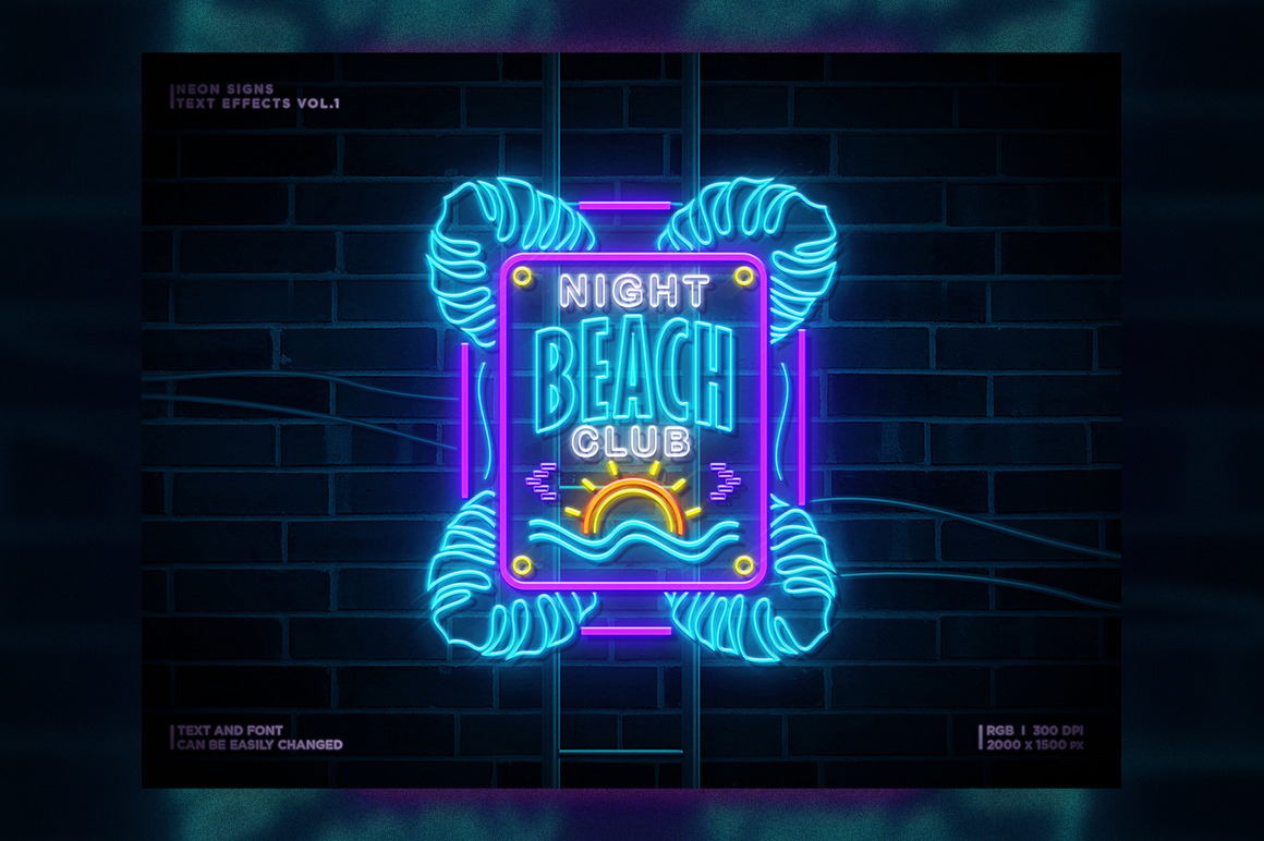 Neon Signs Text Effects Vol.1