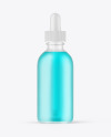 Frosted Glass Dropper Bottle Mockup