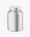 Matte Metallic Jar Mockup