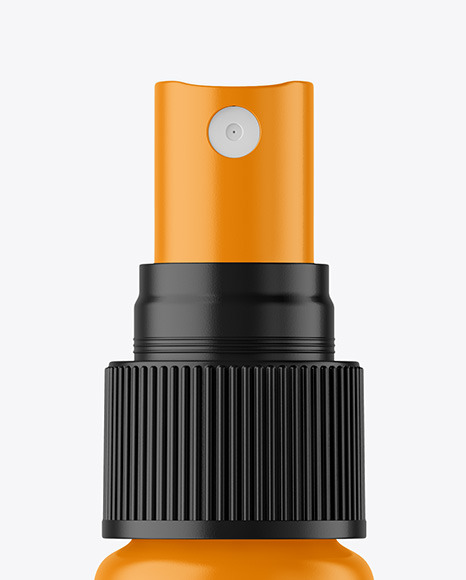 Matte Spray Bottle Mockup