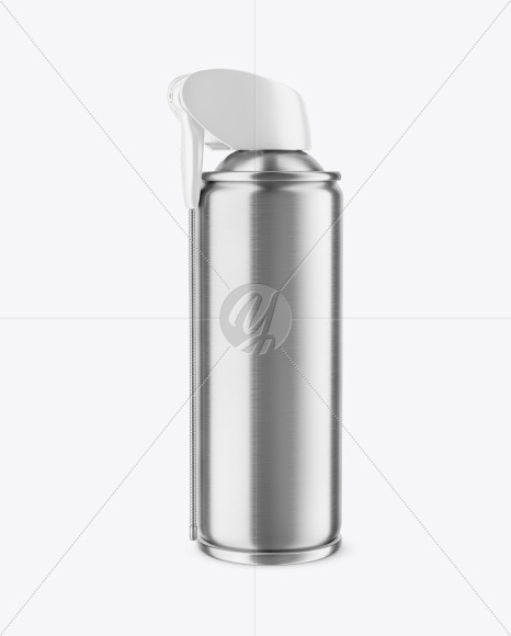 Metallic Spray Can w/Flexible Applicator Mockup