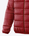 Men's Down Jacket Mockup - Half Side View