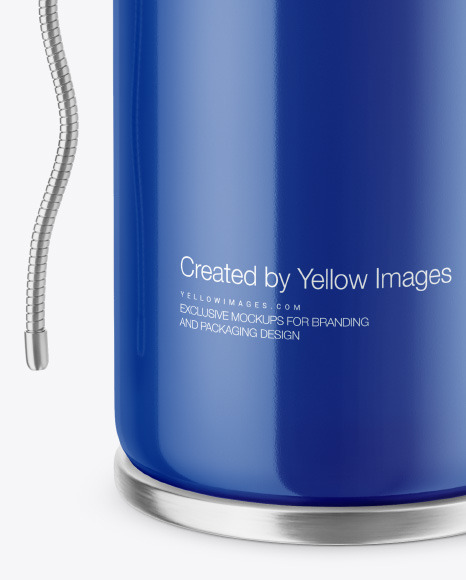 Glossy Spray Can w/Flexible Applicator Mockup