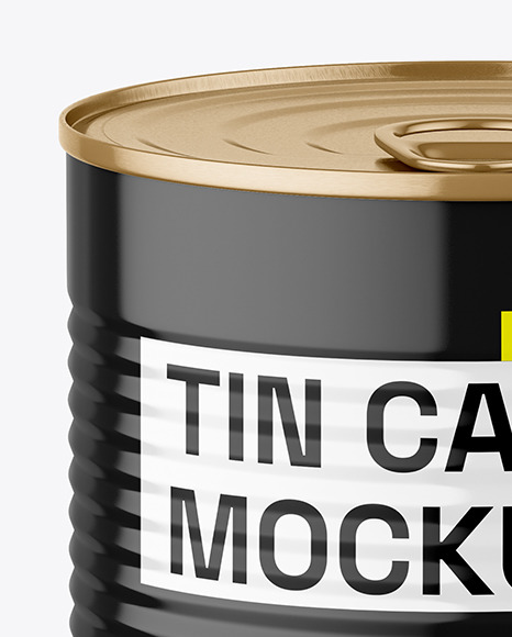 Tin Can w/ Glossy Finish Mockup