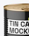 Tin Can w/ Glossy Finish Mockup