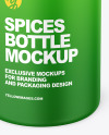 Matte Plastic Spices Bottle Mockup