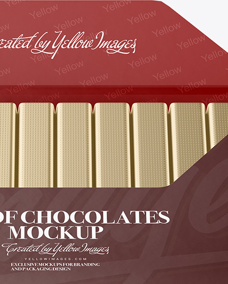 Box of Chocolates Mockup