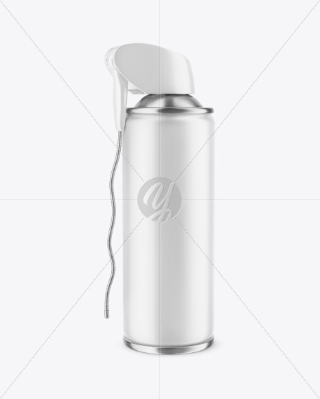 Matte Spray Can w/Flexible Applicator Mockup