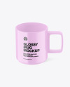 Glossy Mug Mockup