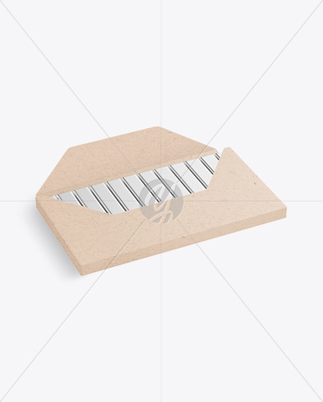 Kraft Paper Box of Chocolates Mockup