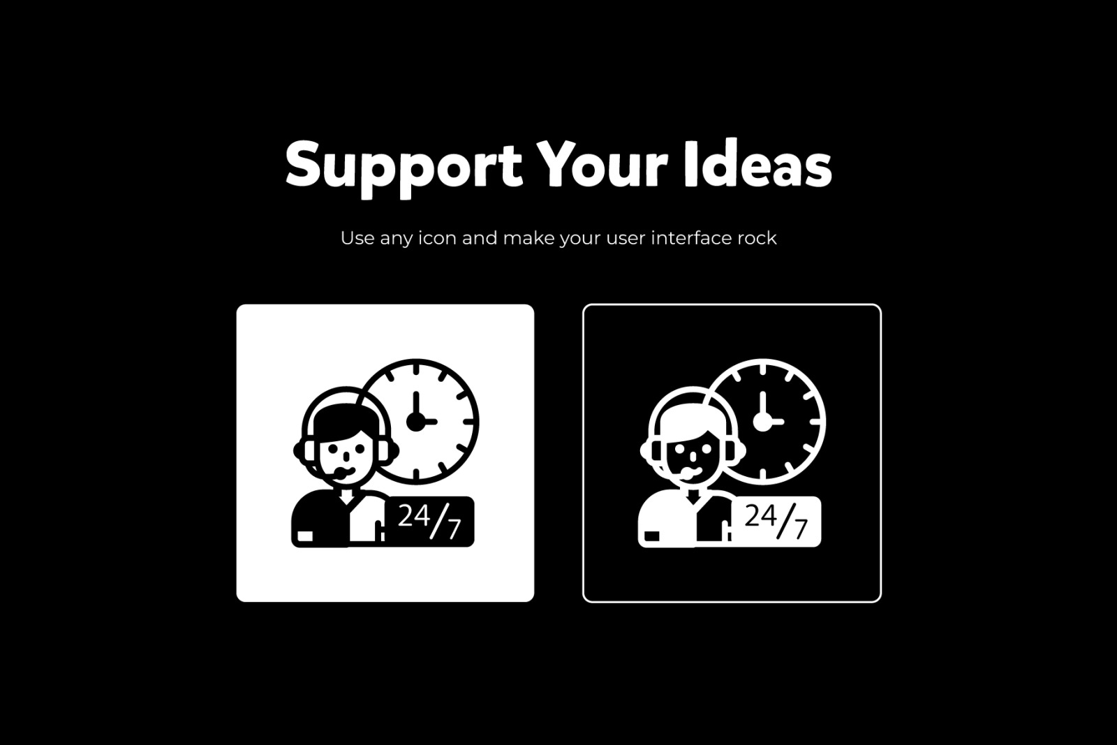 Customer Services and Help Services Solid Icons Customer Services and Help Services Solid Icons