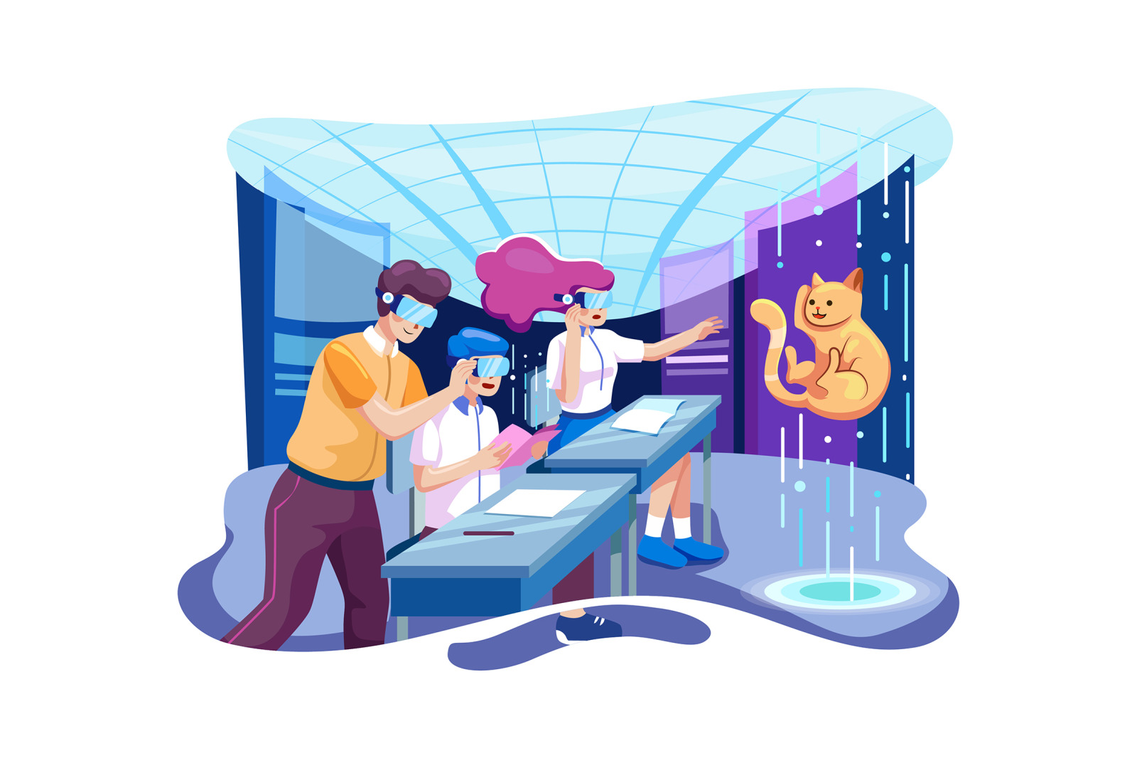 M388_Virtual Reality Illustration Pack M388_Virtual Reality Illustration Pack