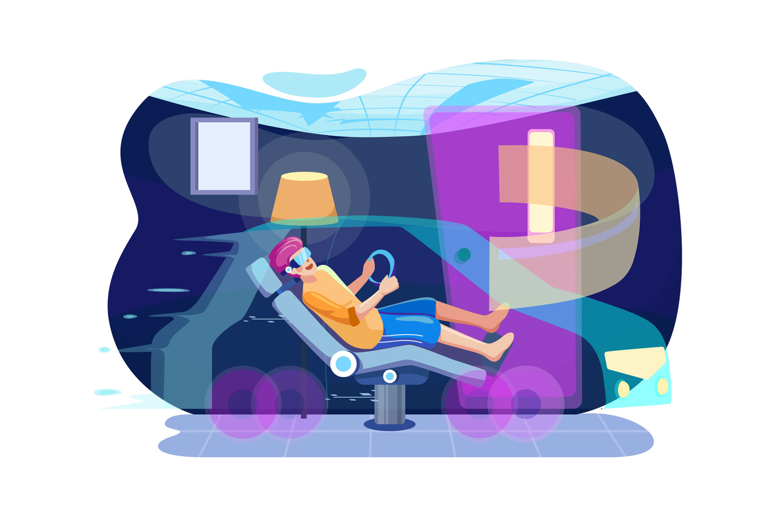 M388_Virtual Reality Illustration Pack M388_Virtual Reality Illustration Pack