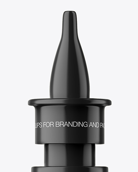 Metallic Nasal Spray Bottle Mockup