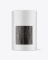 Kraft Tube with Black Tea Mockup