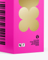 Glossy Bottle w/ Paper Box Mockup