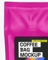 Glossy Coffee Bag Mockup