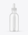 Frosted Glass Dropper Bottle Mockup