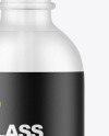 Frosted Glass Dropper Bottle Mockup