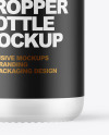 Frosted Glass Dropper Bottle Mockup