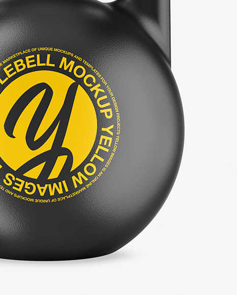 Matte Kettlebell Mockup