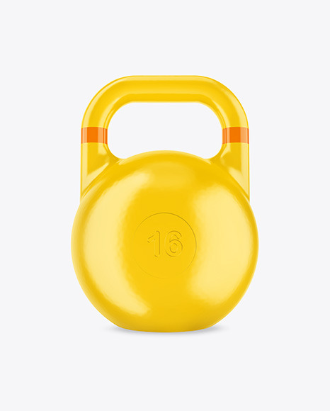 Glossy Kettlebell Mockup Glossy Kettlebell Mockup