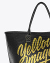 Fashion Leather Shopper Bag Mockup