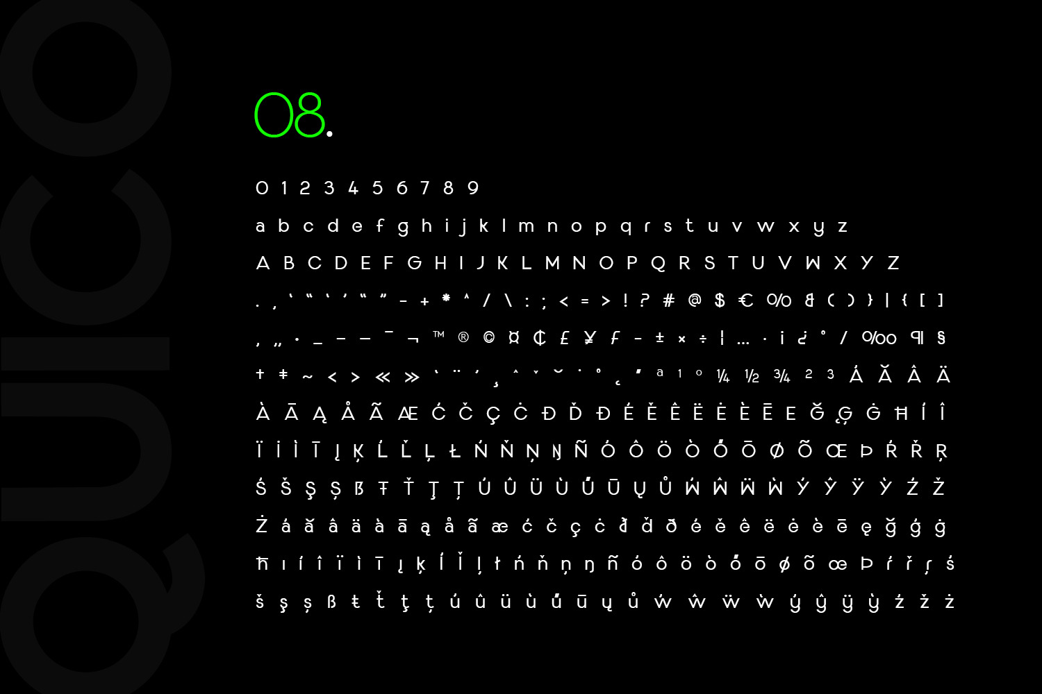Quico Display Typeface Quico Display Typeface