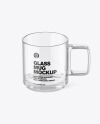 Clear Glass Mug Mockup