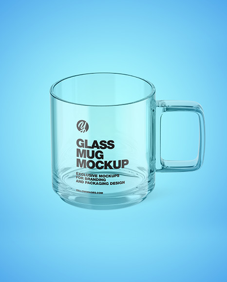 Clear Glass Mug Mockup