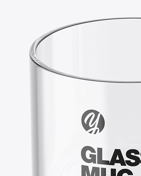 Clear Glass Mug Mockup