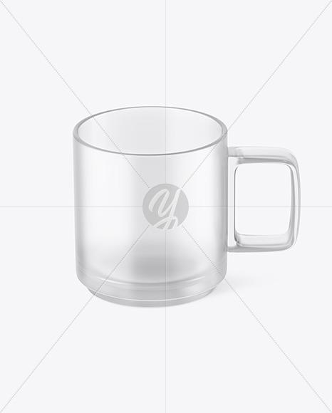 Frosted Glass Mug Mockup