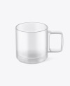 Frosted Glass Mug Mockup