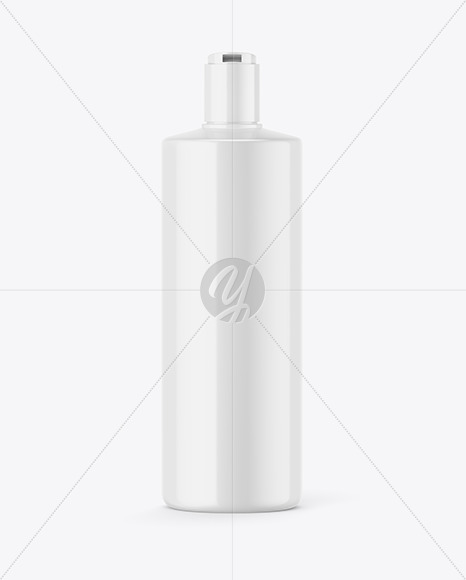 Glossy Shampoo Bottle Mockup