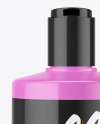 Glossy Shampoo Bottle Mockup