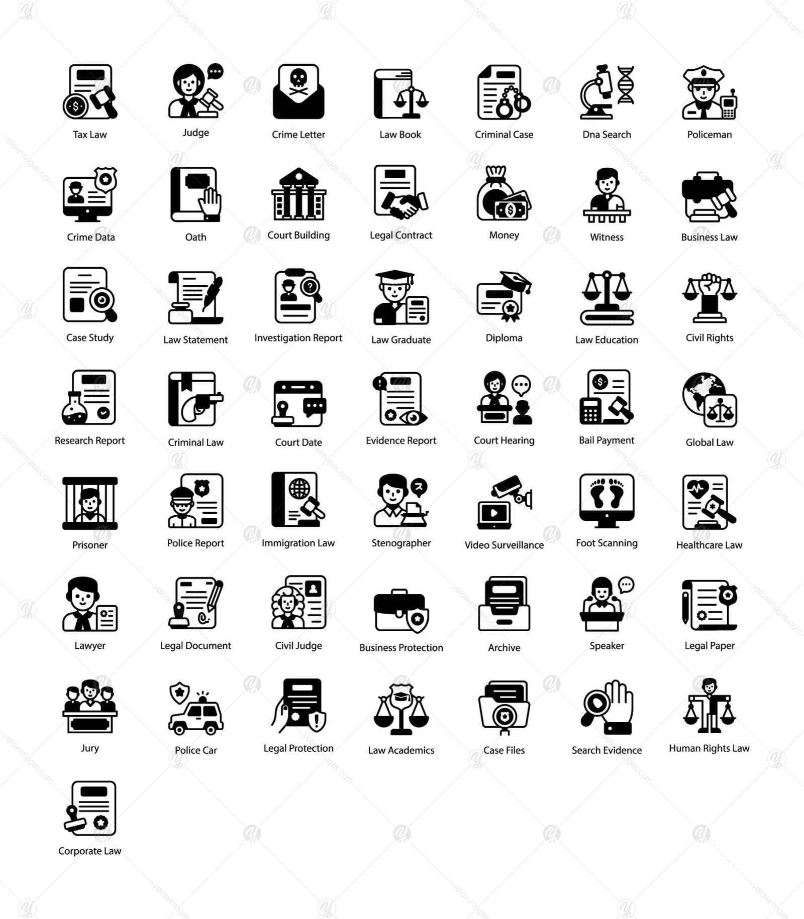 50 Jurisprudence Solid Icons Pack 50 Jurisprudence Solid Icons Pack