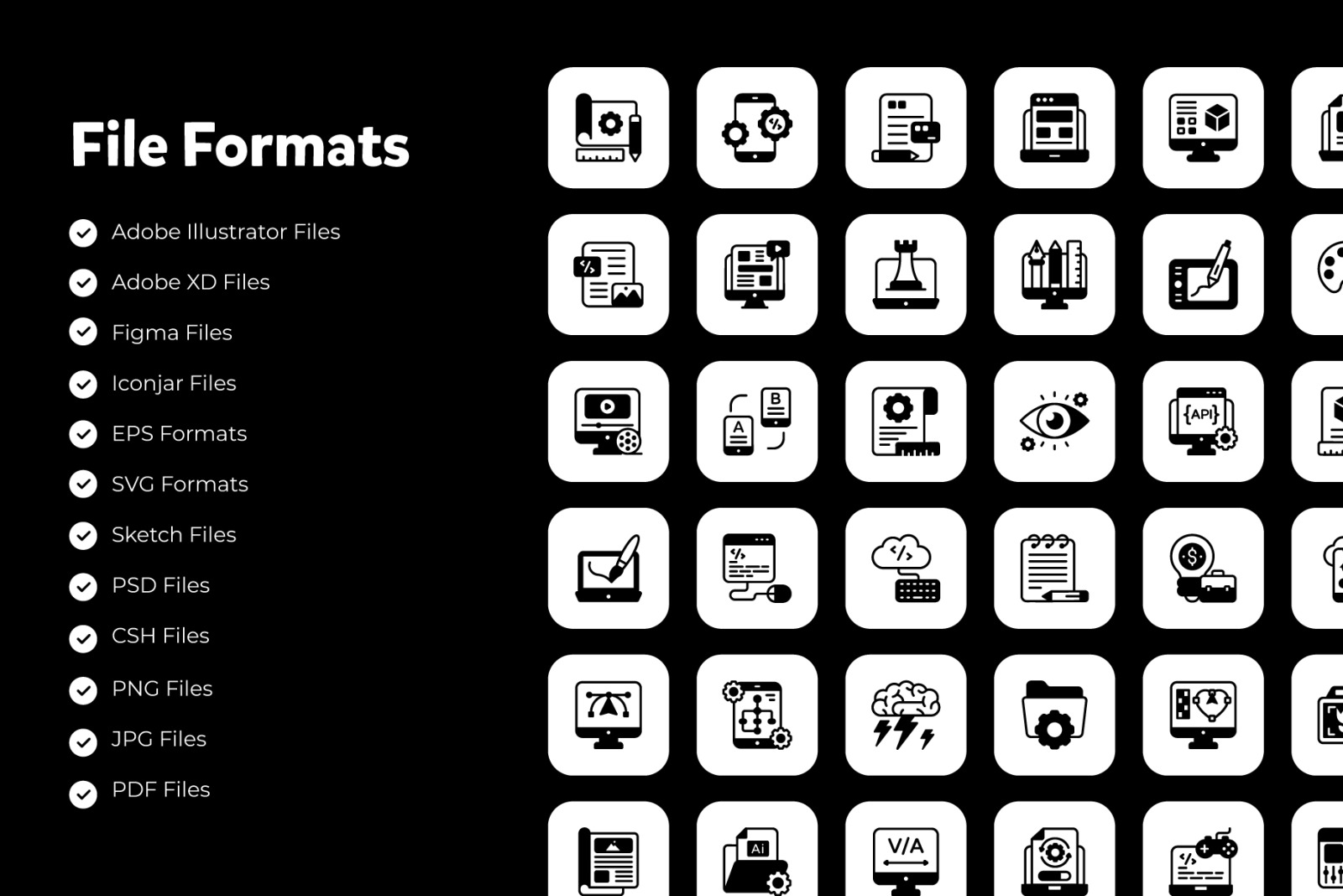 App Design and Development Solid Icons