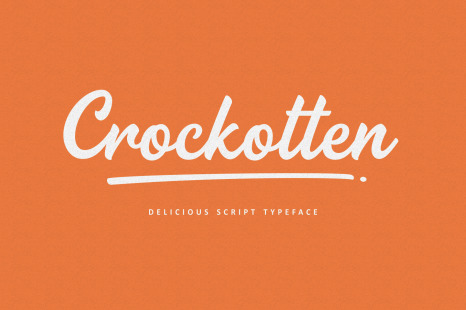 Crockotten Font - Beauty packaging