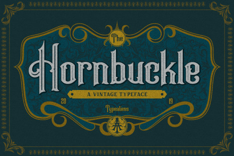 Hornbuckle Font - Victorian