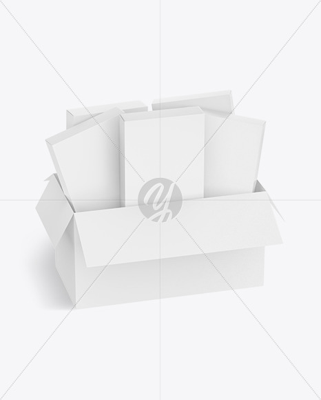 Box With Boxes Mockup