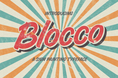 Blocco Font - Blocco