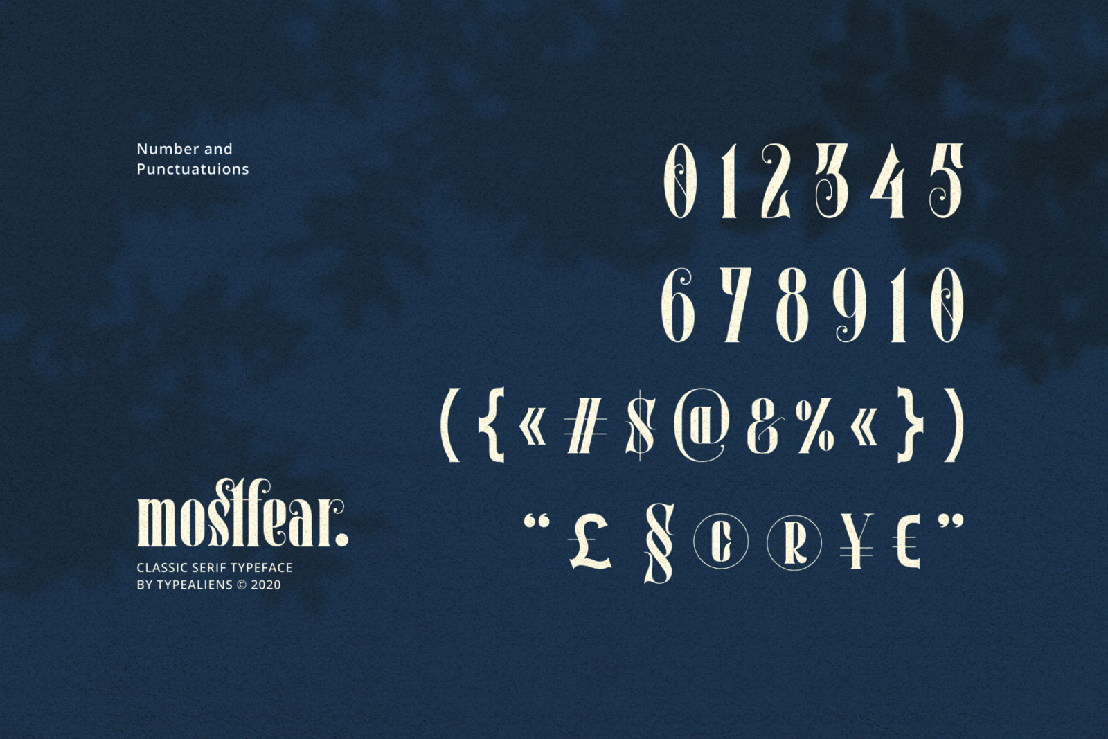 Mostfear Font Mostfear Font