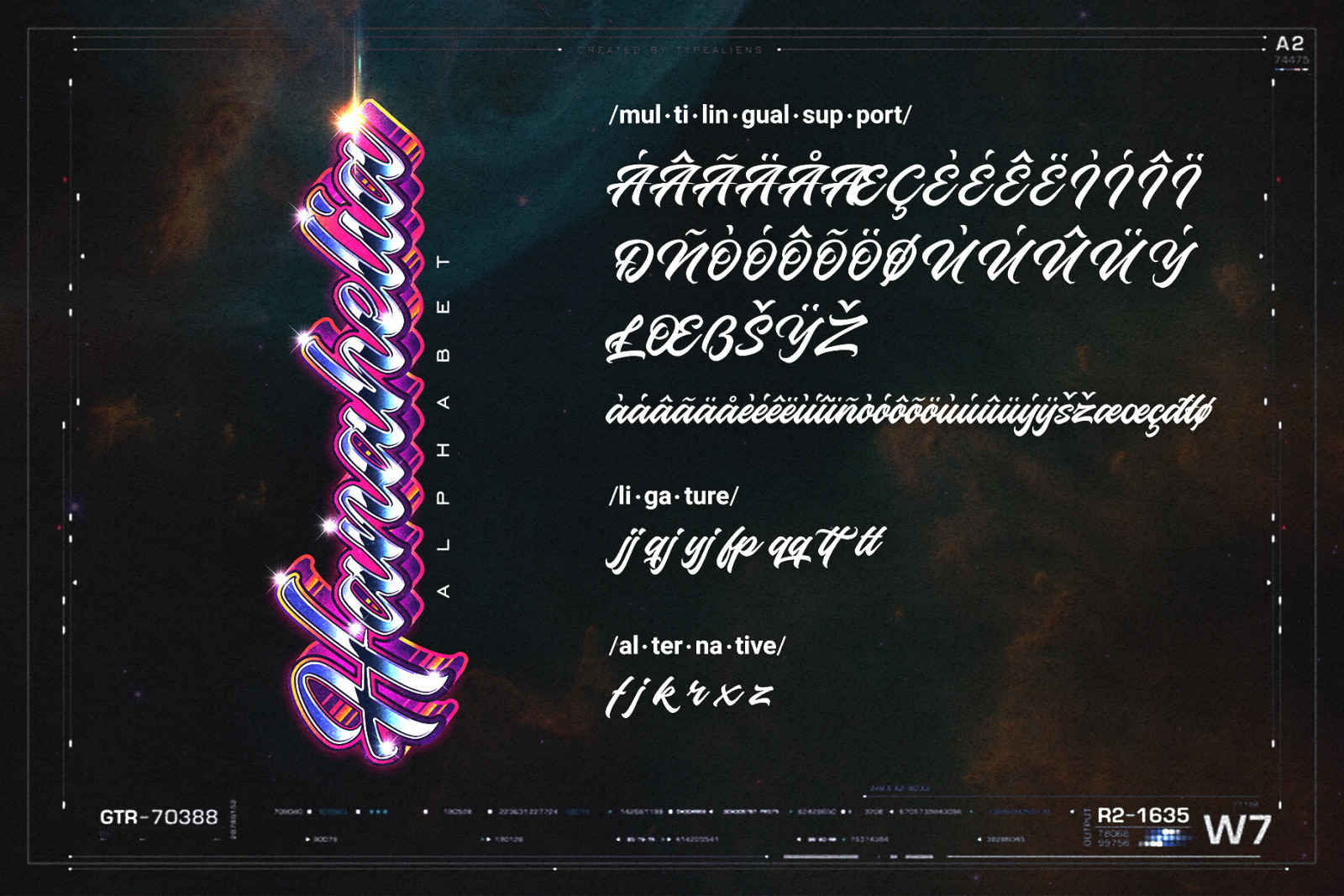 Hanahelia Font Hanahelia Font