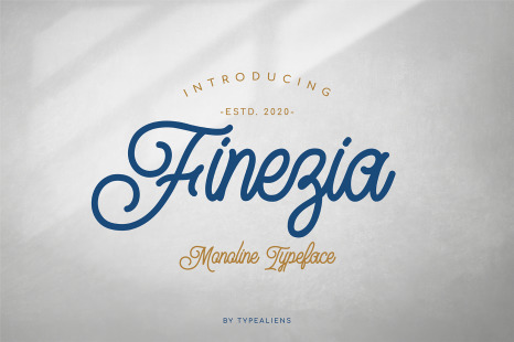 Finezia Font - Fonts