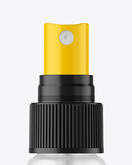 Frosted Spray Bottle Mockup