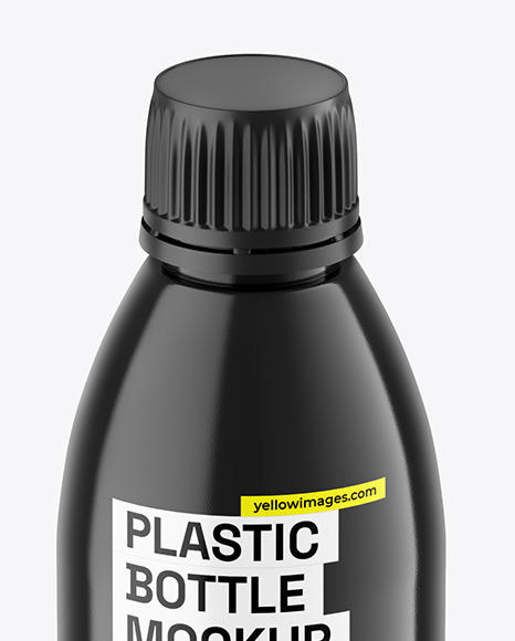 Glossy Bottle Mockup