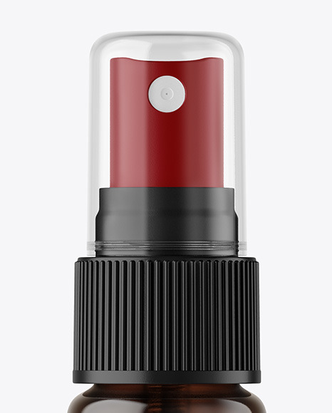 Amber Spray Bottle Mockup Amber Spray Bottle Mockup