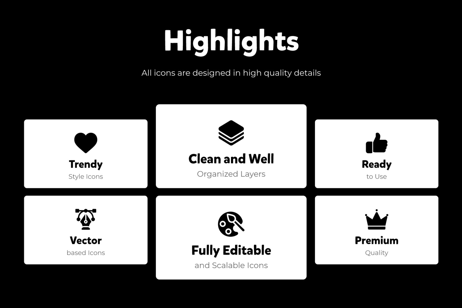 Business Management Solid Icons Business Management Solid Icons