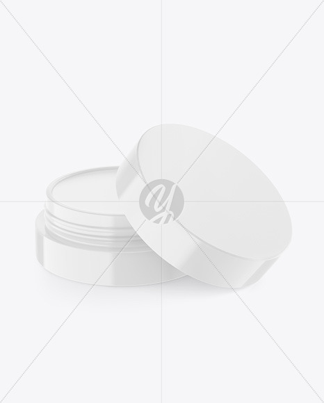 Glossy Lip Balm Jar Mockup